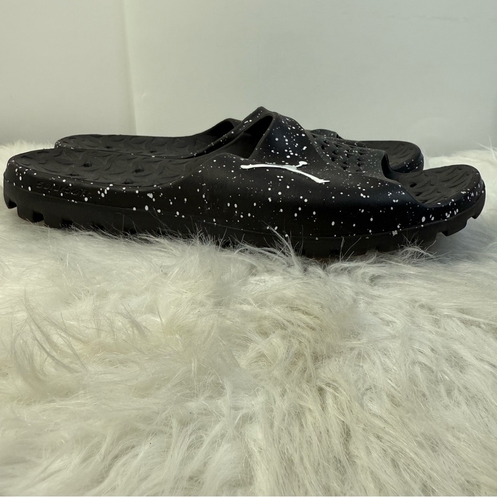 Nike Men's Jordan Super Fly Team Slide Black/White - Picture 5 of 7